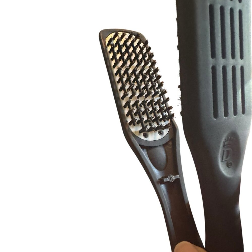 Denman D79 Thermoceramic Technology Straightening Brush Hair Black Round UK NEW - Picture 2 of 5